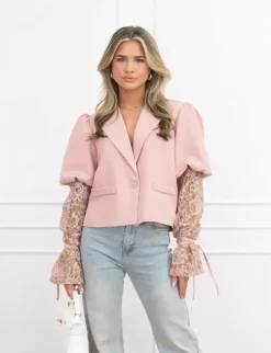 Quinn blazer roze