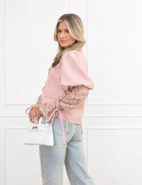 Quinn blazer roze