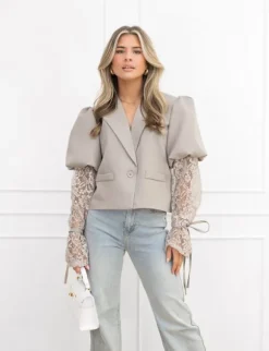 Quinn blazer taupe