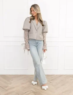 Quinn blazer taupe