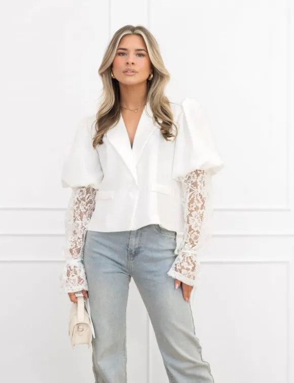 Quinn blazer wit