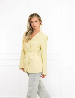 Rinske blazer geel
