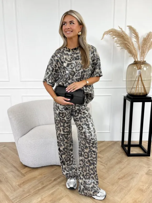 Riva panter broek