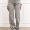 Romi wide leg jeans licht grijs