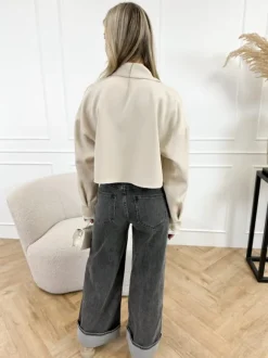 Roos blouse beige