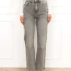 Rosa wide leg jeans grijs