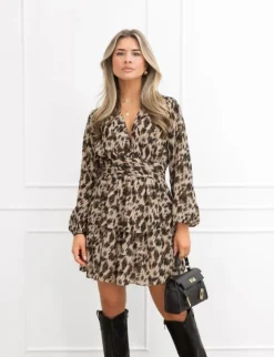 Rosie jurk panter