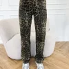 Rosy wide leg jeans panter