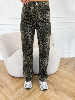 Rosy wide leg jeans panter