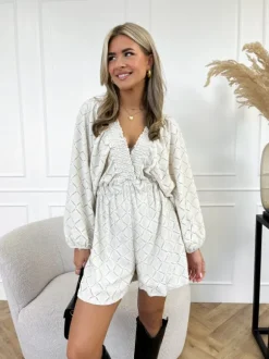 Rowie playsuit beige