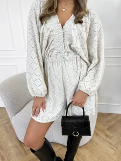 Rowie playsuit beige