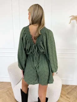 Rowie playsuit groen