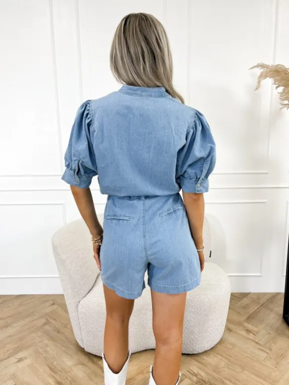 Roxie playsuit blauw