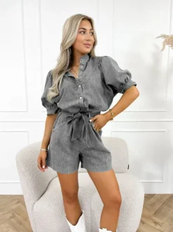 Roxie playsuit grijs