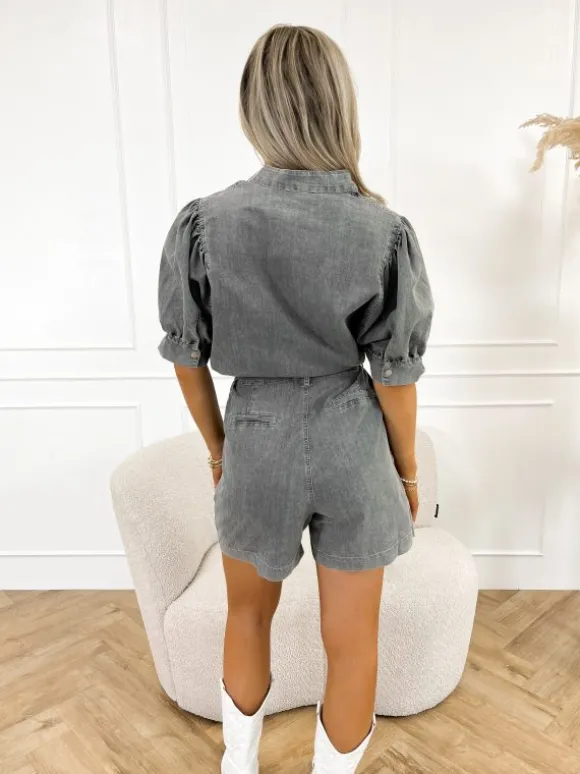 Roxie playsuit grijs