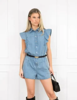 Sam denim playsuit blauw