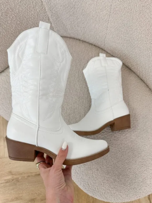 Sandy boots wit