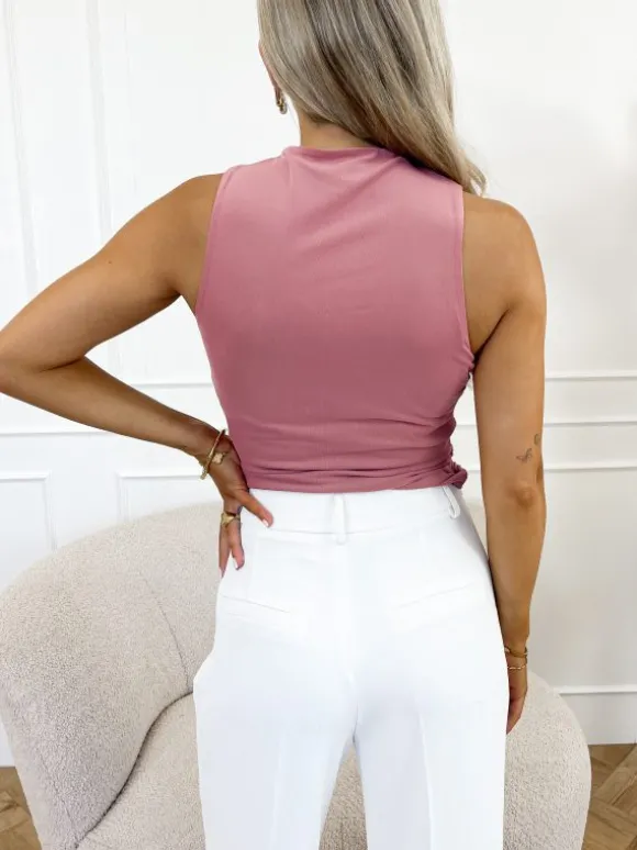 Sandy top roze