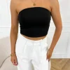 Sanny bandeau top zwart