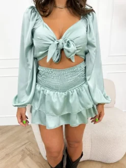Sarah top mint