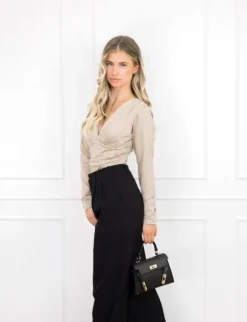 Selma strass body beige