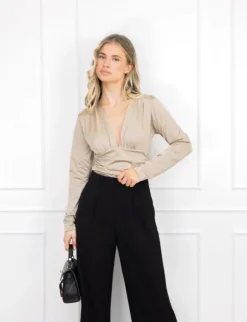 Selma strass body beige