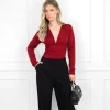 Selma strass body rood