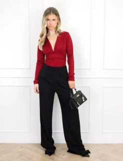 Selma strass body rood