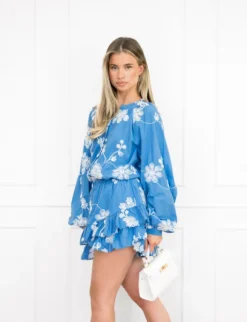 Semma blouse blauw