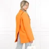 Senna blazer split oranje
