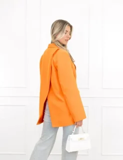 Senna blazer split oranje