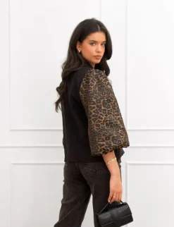 Serina blazer panter