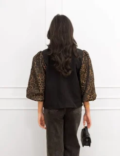 Serina blazer panter