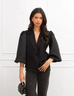 Serina blazer zwart