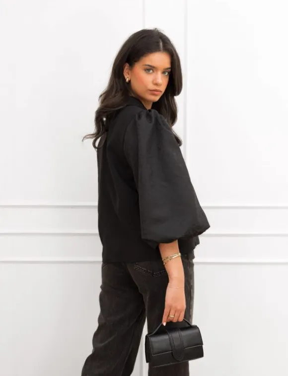 Serina blazer zwart