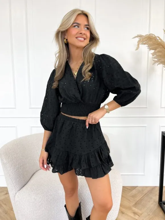 Shana set zwart