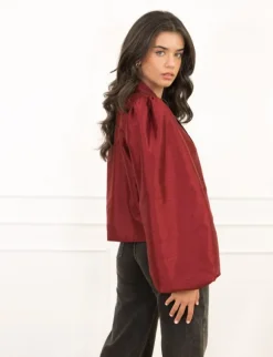Sharis blazer bordeaux