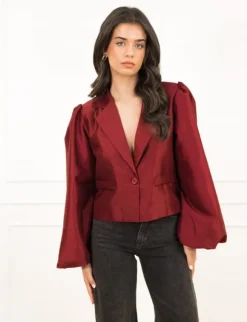 Sharis blazer bordeaux