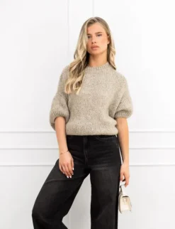 Shelly trui taupe