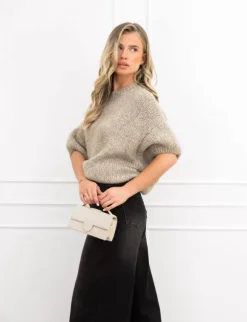 Shelly trui taupe