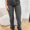 Sienna straight tall jeans grijs