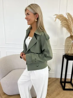 Sophia trenchcoat groen