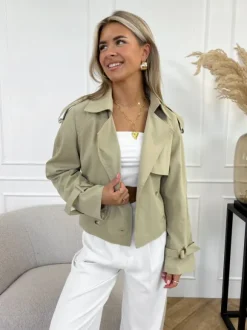 Sophia trenchcoat taupe