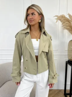 Sophia trenchcoat taupe