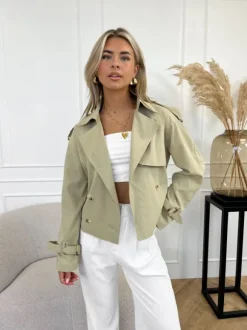 Sophia trenchcoat taupe