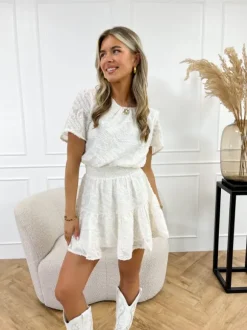 Steffie jurk off white