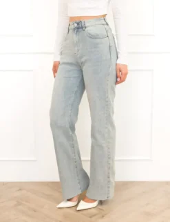 Stella wide leg jeans licht blauw