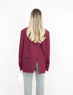 Tessa blazer aubergine