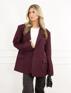Tessa blazer bordeaux rood
