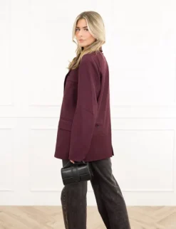 Tessa blazer bordeaux rood